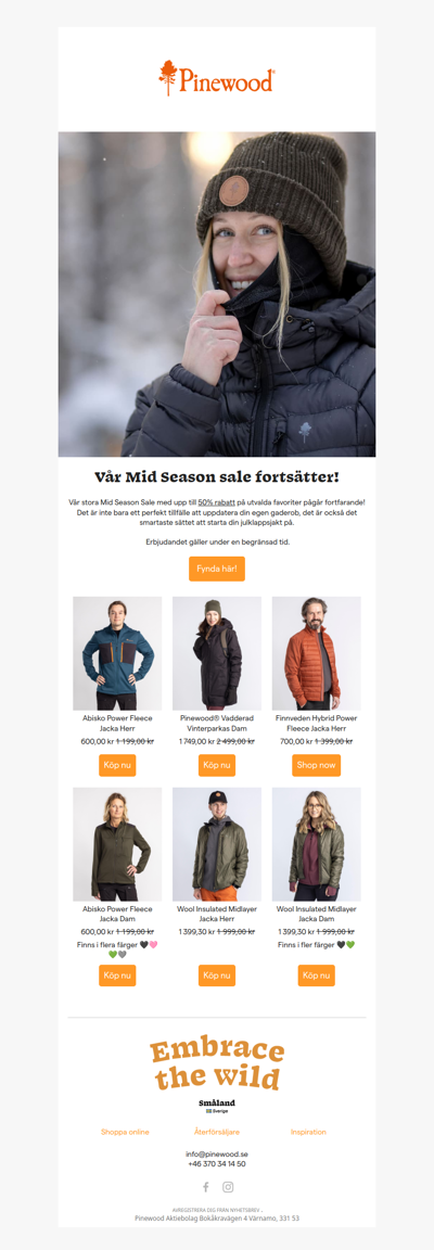 Mid Season Sale - missa inte! 🤩