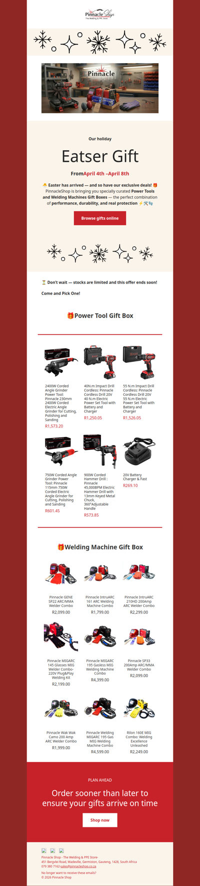 🐣 Easter Deals Are Coming – Power Tool Gift Boxes You Can’t Miss!