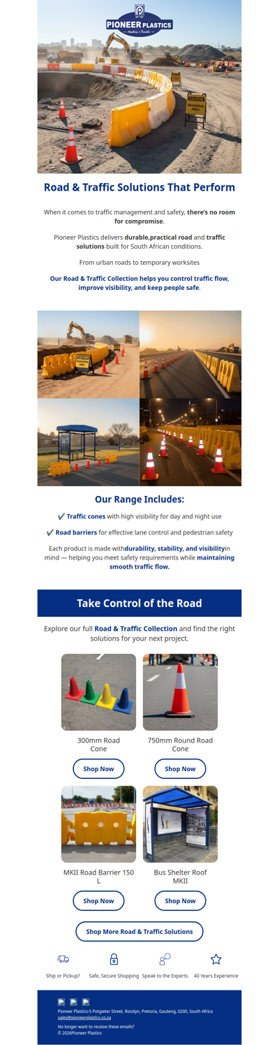 🚧 Road Safety Starts Here — Built the Pioneer Way