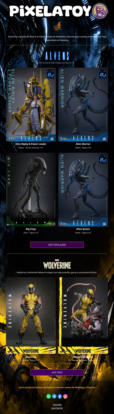 🔥 HOT TOYS: del terror de Alien a las garras de Wolverine