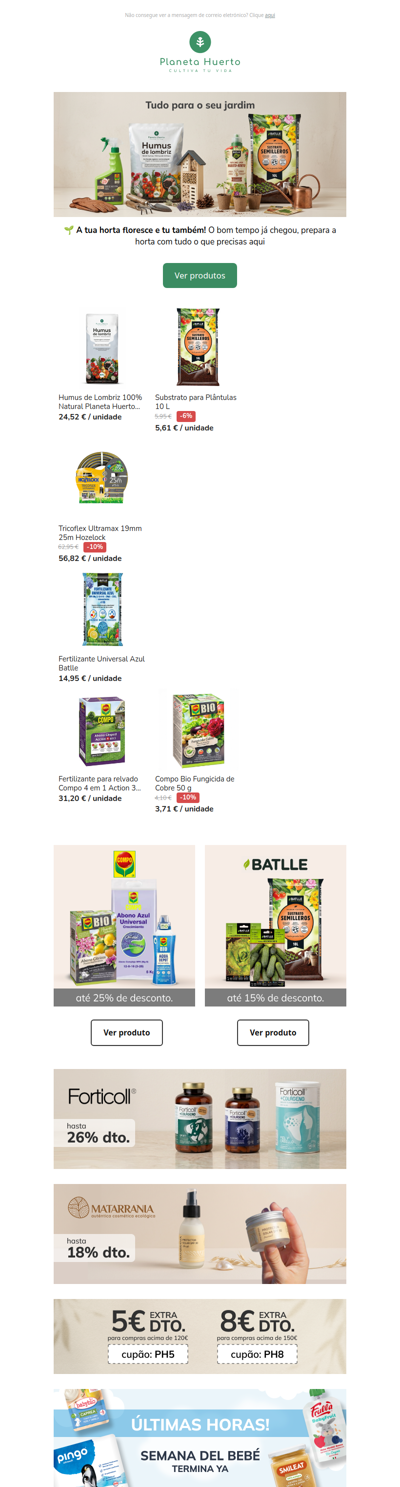 Não fiques sem os teus favoritos 🌱