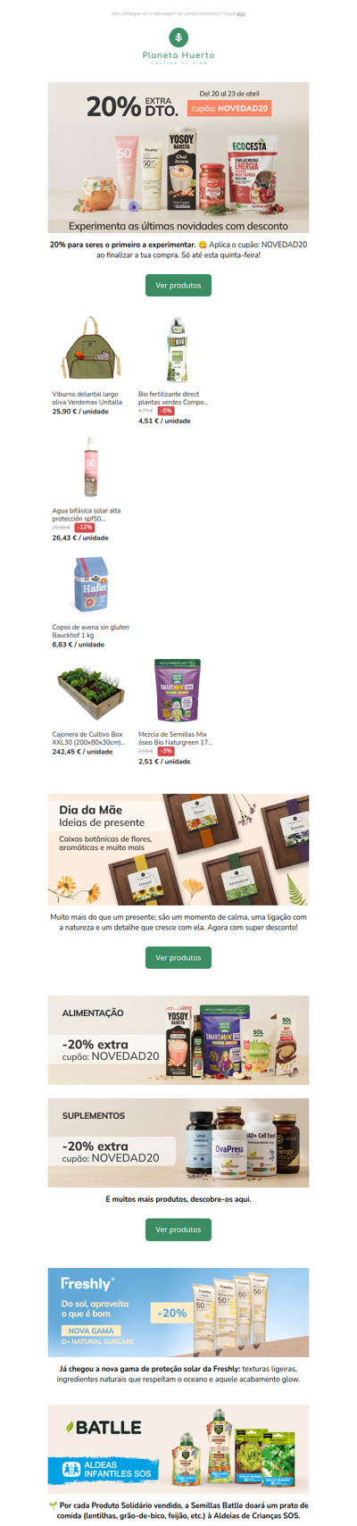 -20% DESC: Últimas novidades 🚀