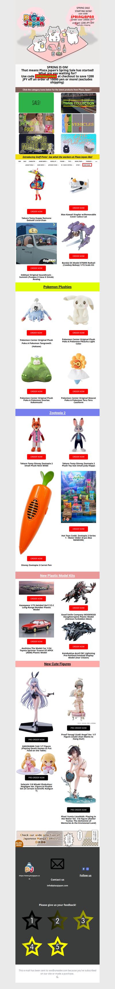 SPRING SALE STARTS NOW!