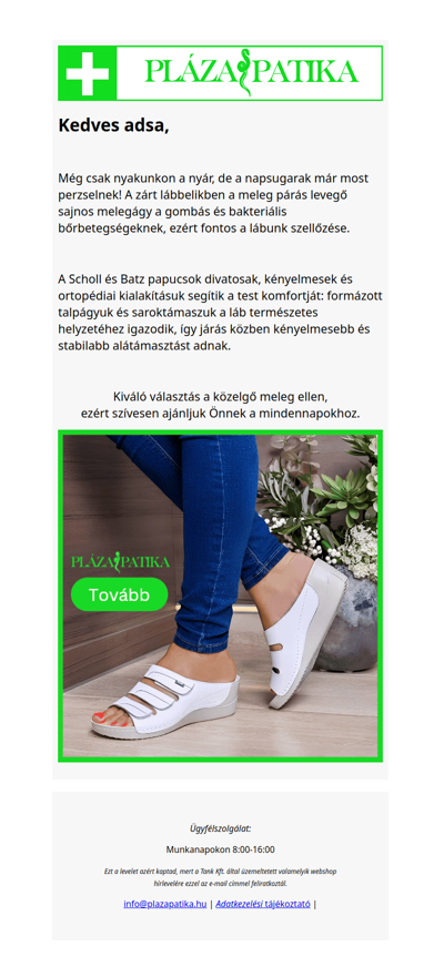 Divatos egészségügyi papucsok a forró hétköznapokhoz ☀️