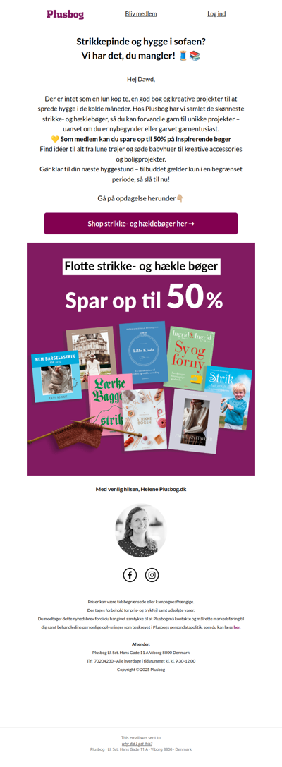 🧶 Skab hygge med strikke- og hæklebøger – spar op til 50%!