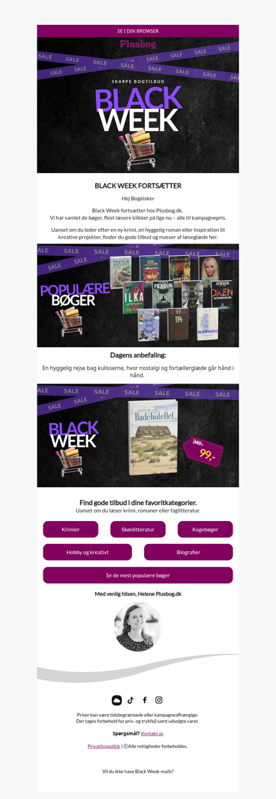 Find din næste læseoplevelse før Black Week slutter