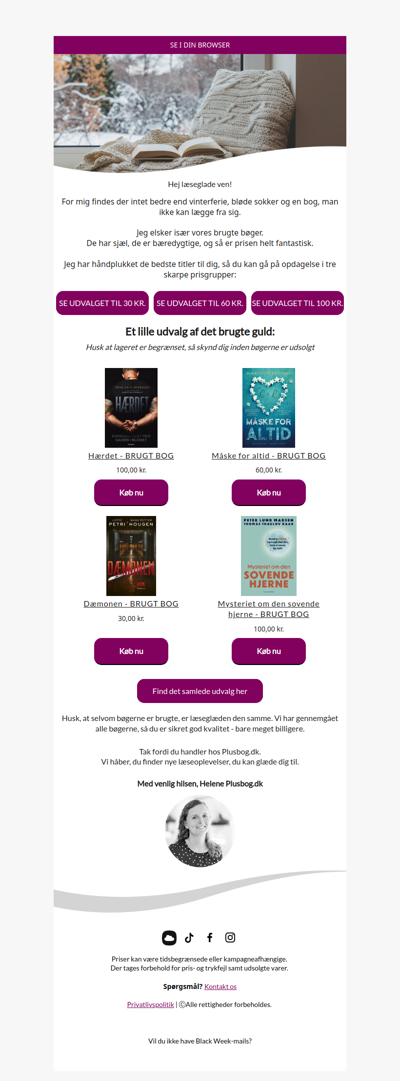 Brugte favoritter til ferien (Priser fra 30 kr.) 📖