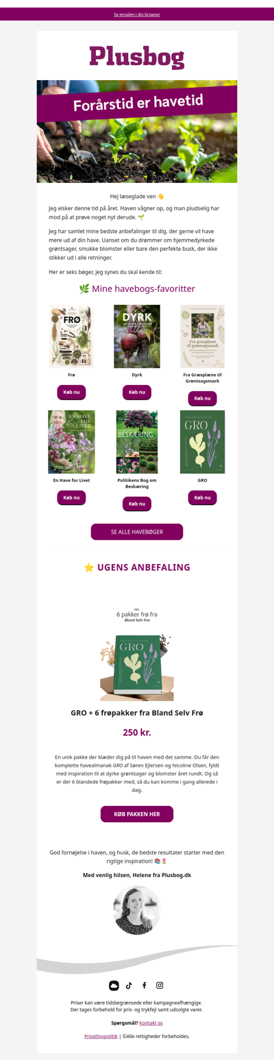 Det er havesæson, og jeg har samlet de bedste bøger til dig 🌿