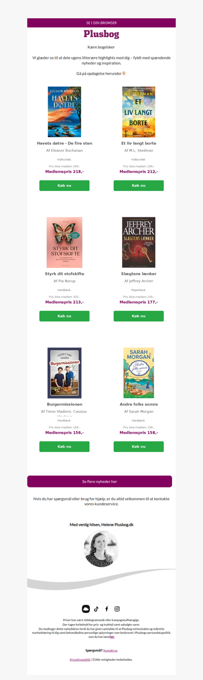 Ugens populære nye bøger
