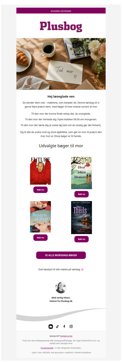 Til moren der gjorde det hele muligt 📚