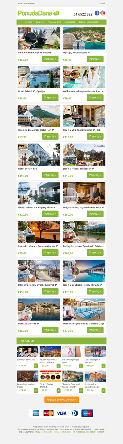 ✔ Top odmori do 200!