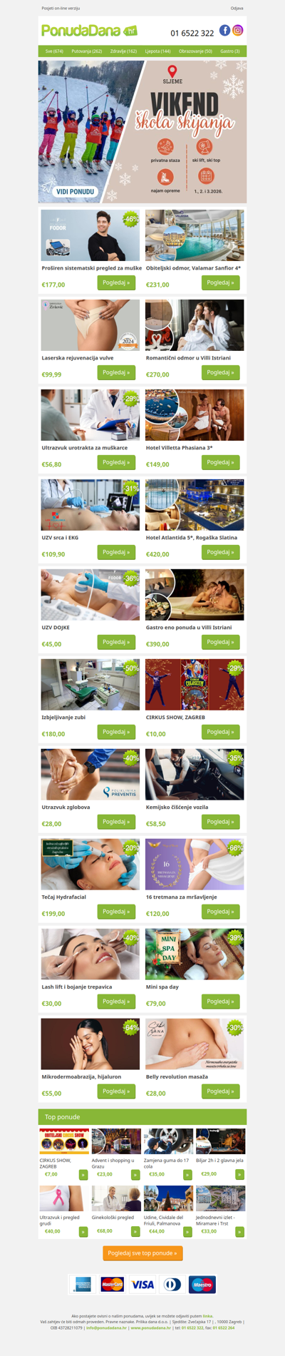 ✔ Proširen sistematski pregled za muške | Obiteljski odmor, Valamar Sanfior 4 | Laserska rejuvenacija vulve | Romantični odmor u Villi Istriani | Ultrazvuk urotrakta za muškarce | Hotel Villetta Phasiana 3 | UZV srca i EKG