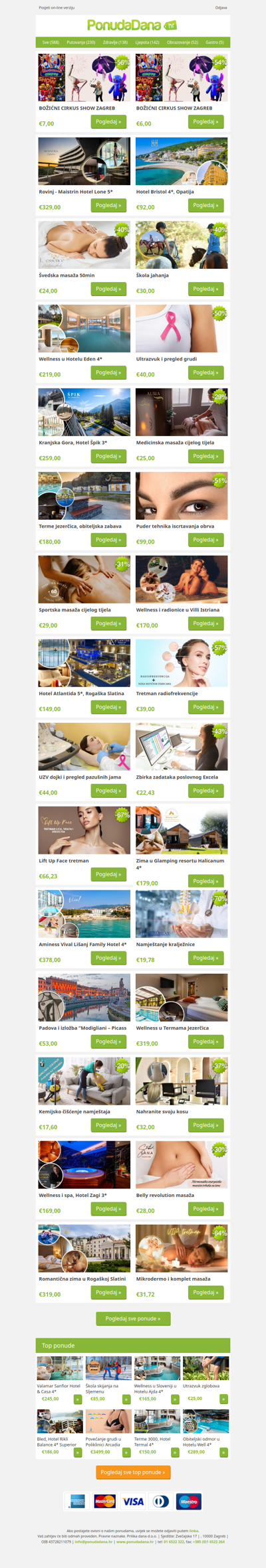 ✔ BOŽIĆNI CIRKUS SHOW ZAGREB | BOŽIĆNI CIRKUS SHOW ZAGREB | Rovinj - Maistrin Hotel Lone 5 | Hotel Bristol 4, Opatija | Švedska masaža 50min | Škola jahanja | Wellness u Hotelu Eden 4