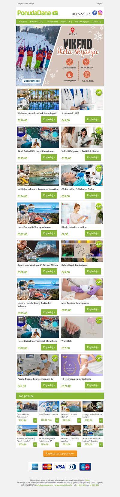 ✔ Wellness, Amadria Park Camping 4 | Sistematski M/Ž | RANI BOOKING! Hotel Katarina 4 | Veliki UZV paket u Poliklinici Fodor | Nedjeljni odmor u Termama Jezerčica | CD karotida, Poliklinika Fodor | Hotel Sunny Baška by Valamar