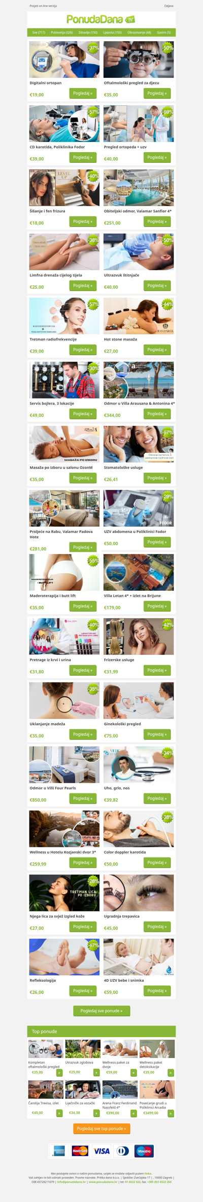 ✔ Digitalni ortopan | Oftalmološki pregled za djecu | CD karotida, Poliklinika Fodor | Pregled ortopeda + uzv | Šišanje i fen frizura | Obiteljski odmor, Valamar Sanfior 4 | Limfna drenaža cijelog tijela