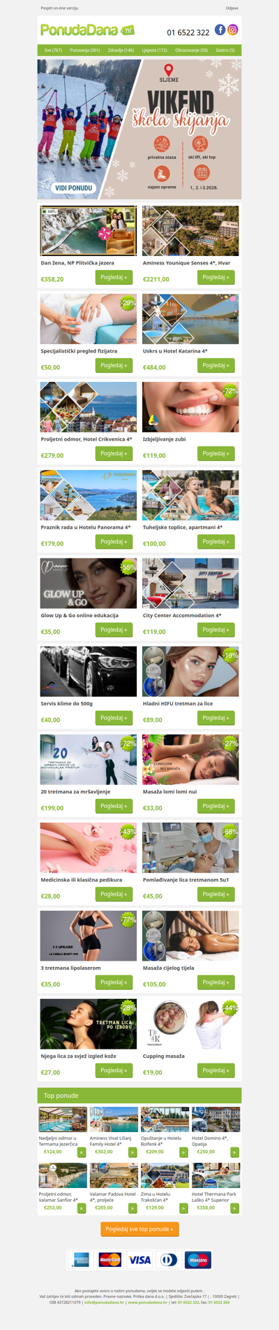 ✔ Dan žena, NP Plitvička jezera | Aminess Younique Senses 4, Hvar | Specijalistički pregled fizijatra | Uskrs u Hotel Katarina 4 | Proljetni odmor, Hotel Crikvenica 4 | Izbjeljivanje zubi | Praznik rada u Hotelu Panorama 4