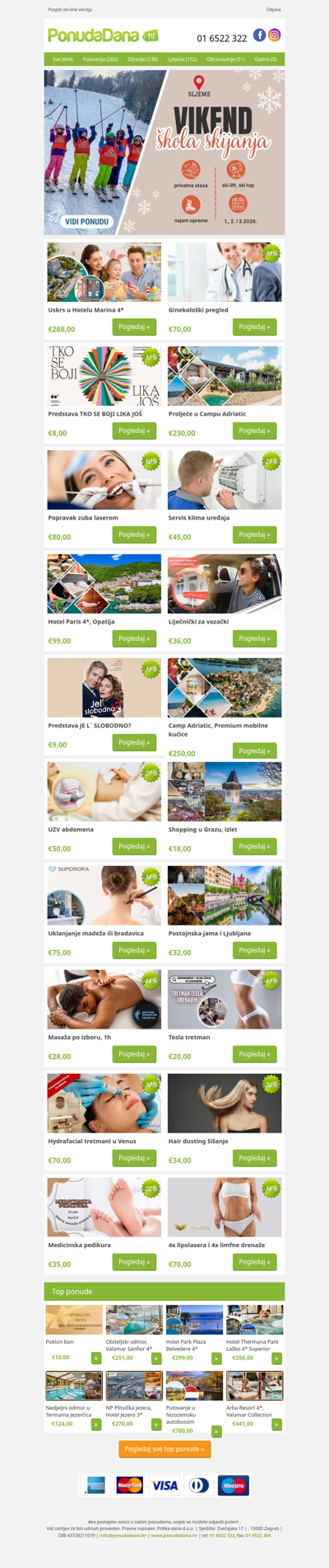 ✔ Uskrs u Hotelu Marina 4 | Ginekološki pregled | Predstava TKO SE BOJI LIKA JOŠ | Proljeće u Campu Adriatic | Popravak zuba laserom | Servis klima uređaja | Hotel Paris 4, Opatija