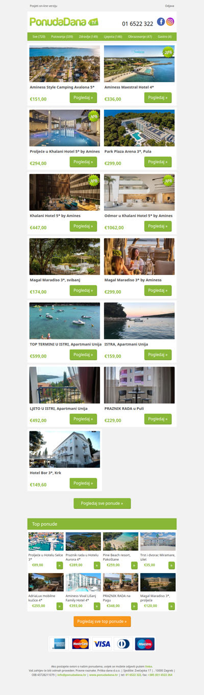 ✔ Aminess Style Camping Avalona 5 | Aminess Maestral Hotel 4 | Proljeće u Khalani Hotel 5 by Amines | Park Plaza Arena 3, Pula | Khalani Hotel 5 by Amines | Odmor u Khalani Hotel 5 by Amines | Magal Maradiso 3, svibanj