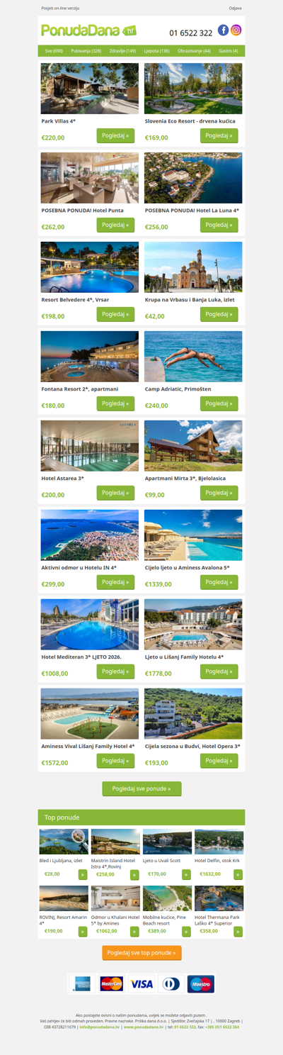 ✔ Park Villas 4 | Slovenia Eco Resort - drvena kućica | POSEBNA PONUDA! Hotel Punta | POSEBNA PONUDA! Hotel La Luna 4 | Resort Belvedere 4, Vrsar | Krupa na Vrbasu i Banja Luka, izlet | Fontana Resort 2, apartmani