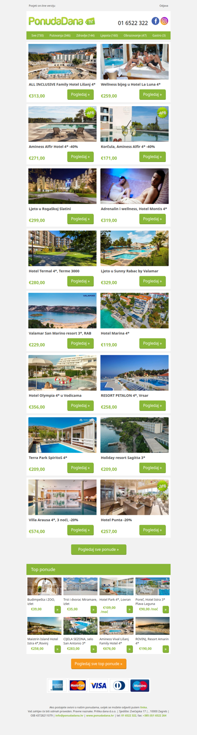 ✔ ALL INCLUSIVE Family Hotel Lišanj 4 | Wellness bijeg u Hotel La Luna 4 | Aminess Alfir Hotel 4 -40% | Korčula, Aminess Alfir 4 -40% | Ljeto u Rogaškoj Slatini | Adrenalin i wellness, Hotel Montis 4 | Hotel Termal 4, Terme 3000
