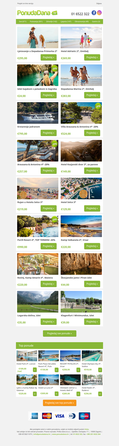 ✔ Ljetovanje u Depadansa Primorka 2 | Hotel Adriatic 2, Omišalj | Izlet kajakom s polaskom iz Zagreba | Depadansa Marina 2, Omišalj | Krstarenje Jadranom | Villa Arausana  Antonina 4 -20% | Arausana  Antonina 4 -20%