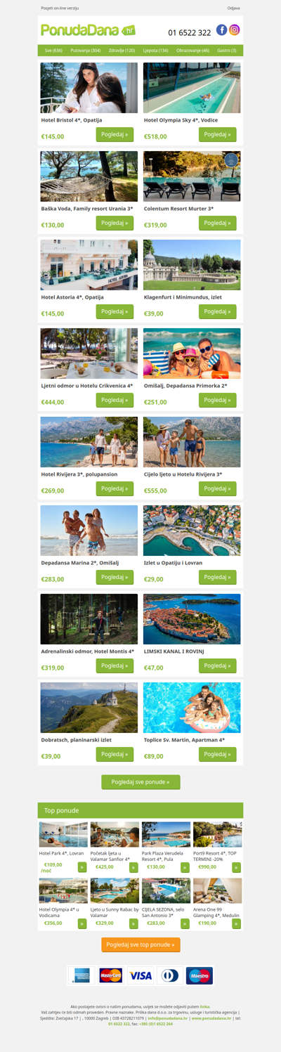 ✔ Hotel Bristol 4, Opatija | Hotel Olympia Sky 4, Vodice | Baška Voda, Family resort Urania 3 | Colentum Resort Murter 3 | Hotel Astoria 4, Opatija | Klagenfurt i Minimundus, izlet | Ljetni odmor u Hotelu Crikvenica 4