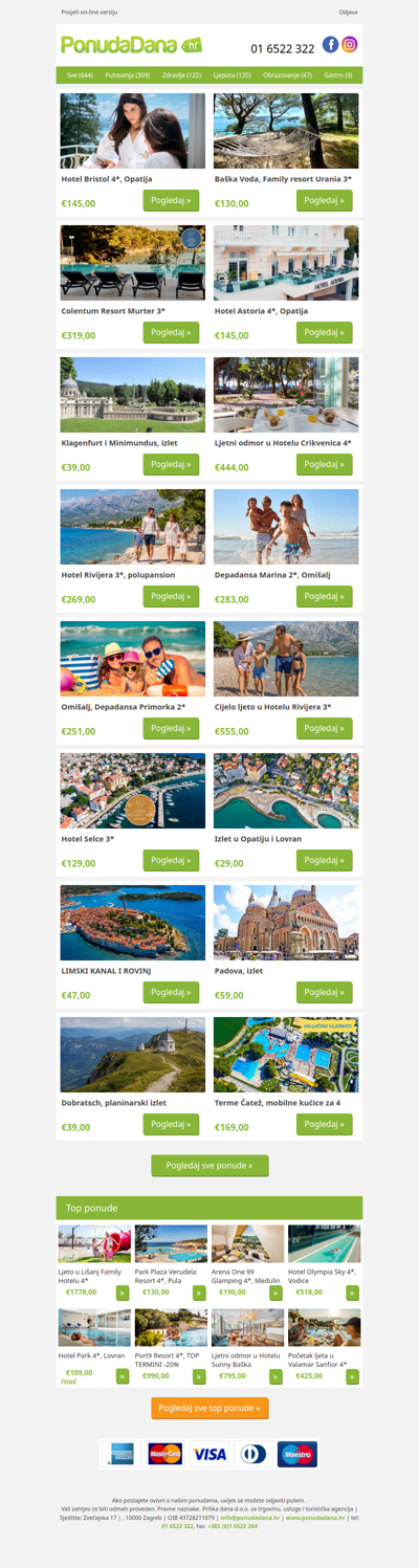 ✔ Hotel Bristol 4, Opatija | Baška Voda, Family resort Urania 3 | Colentum Resort Murter 3 | Hotel Astoria 4, Opatija | Klagenfurt i Minimundus, izlet | Ljetni odmor u Hotelu Crikvenica 4 | Hotel Rivijera 3, polupansion