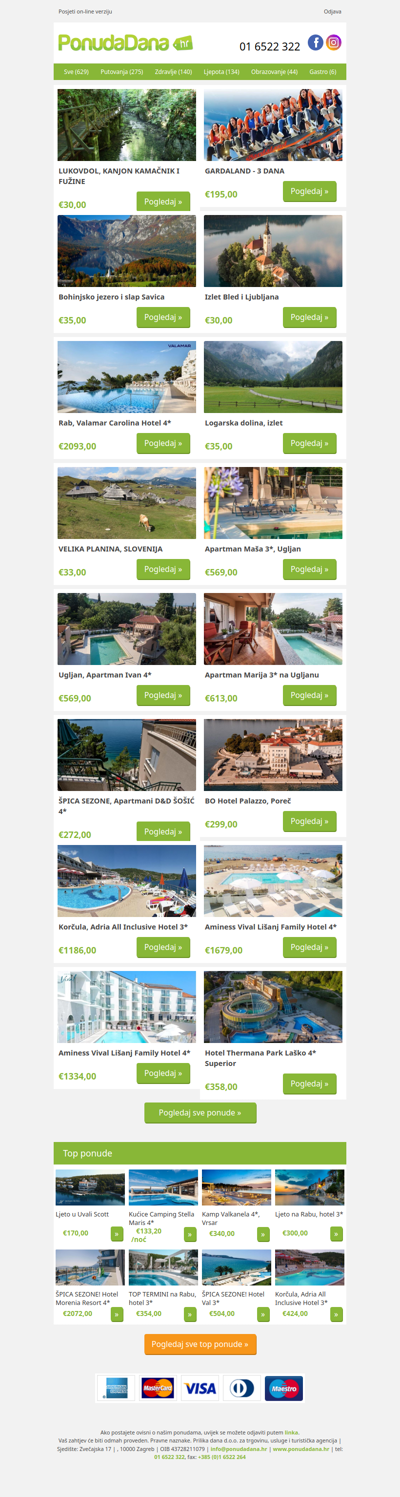✔ LUKOVDOL, KANJON KAMAČNIK I FUŽINE | GARDALAND - 3 DANA | Bohinjsko jezero i slap Savica | Izlet Bled i Ljubljana | Rab, Valamar Carolina Hotel 4 | Logarska dolina, izlet | VELIKA PLANINA, SLOVENIJA