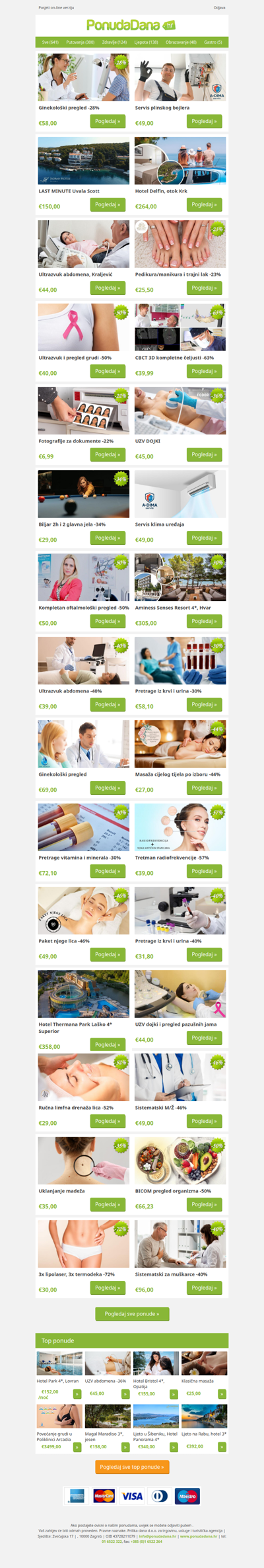 ✔ Ginekološki pregled -28% | Servis plinskog bojlera | LAST MINUTE Uvala Scott | Hotel Delfin, otok Krk | Ultrazvuk abdomena, Kraljević | Pedikura/manikura i trajni lak -23% | Ultrazvuk i pregled grudi -50%