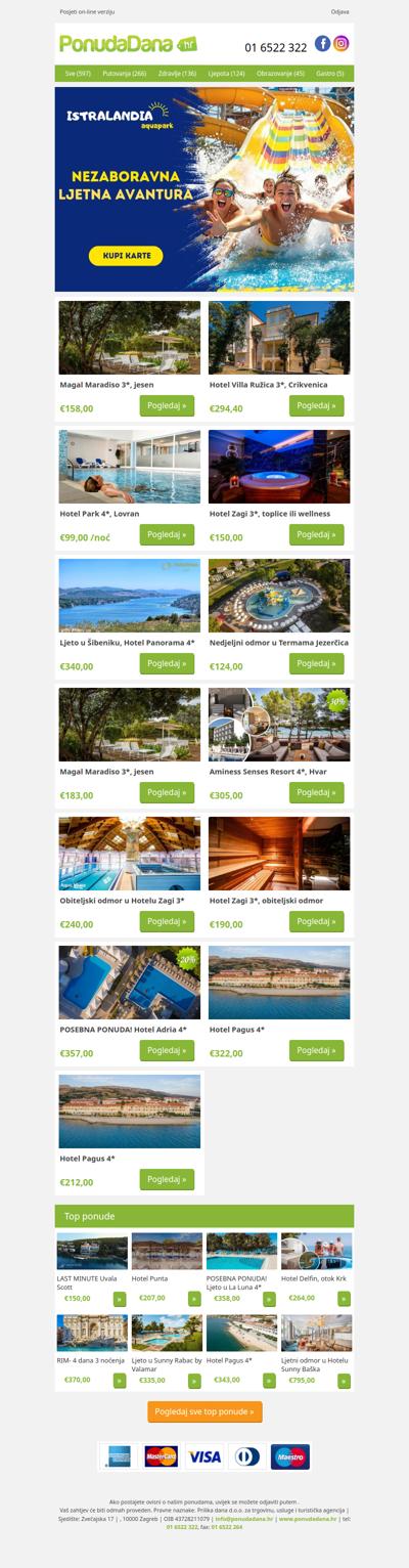 ✔ Magal Maradiso 3, jesen | Hotel Villa Ružica 3, Crikvenica | Hotel Park 4, Lovran | Hotel Zagi 3, toplice ili wellness | Ljeto u Šibeniku, Hotel Panorama 4 | Nedjeljni odmor u Termama Jezerčica | Magal Maradiso 3, jesen
