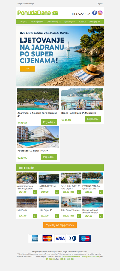 ✔ All inclusive od 256 € – ljeto još traje!