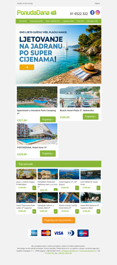 ✔ All inclusive od 256 € – ljeto još traje!