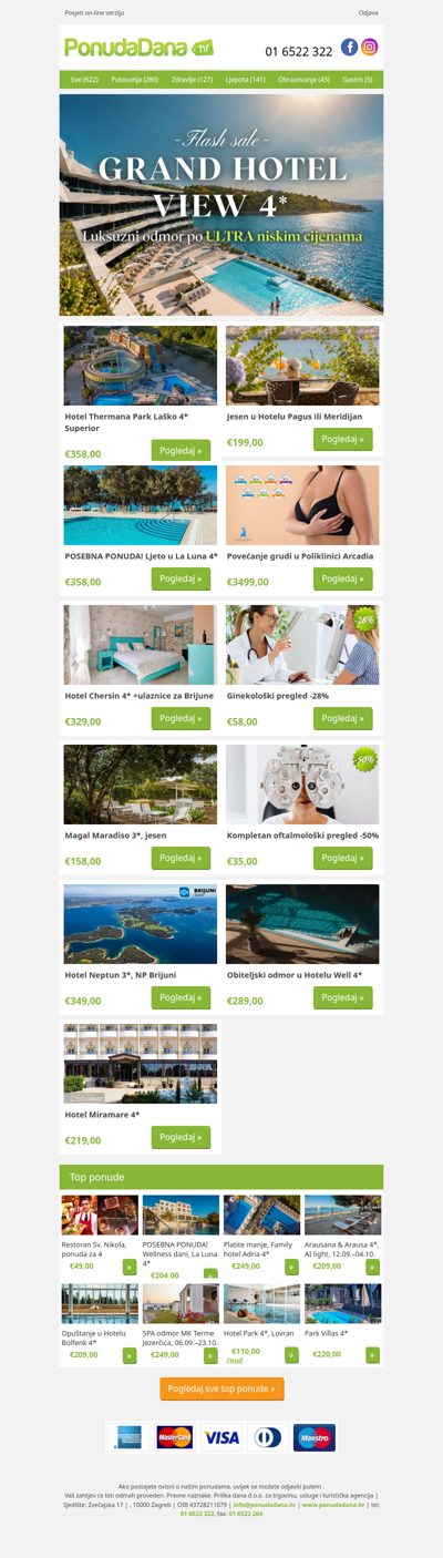 ✔ Hotel Thermana Park Laško 4 Superior | Jesen u Hotelu Pagus ili Meridijan | POSEBNA PONUDA! Ljeto u La Luna 4 | Povećanje grudi u Poliklinici Arcadia | Hotel Chersin 4 +ulaznice za Brijune | Ginekološki pregled -28% | Magal Maradiso 3, jesen