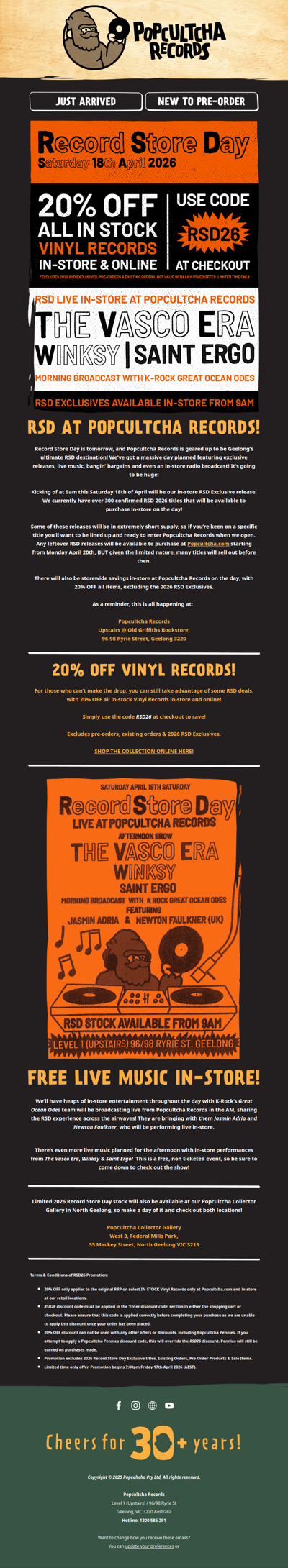 Record Store Day at Popcultcha Records!