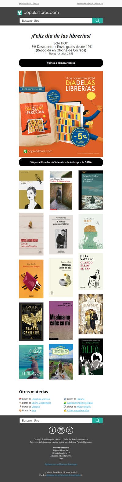 🥳📚 Feliz día de las Librerías