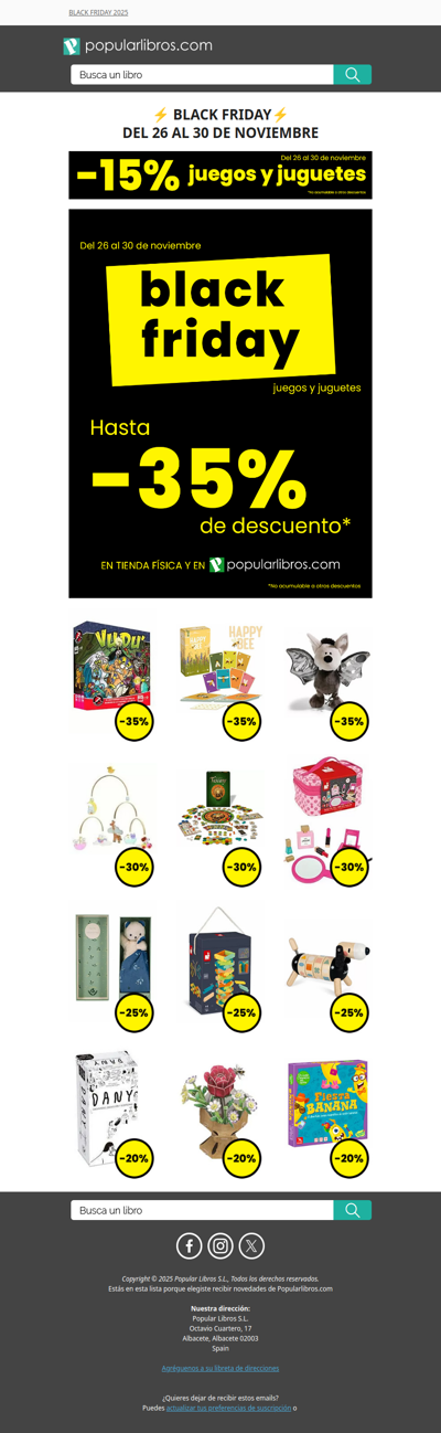 Black Friday ya está aquí 💥