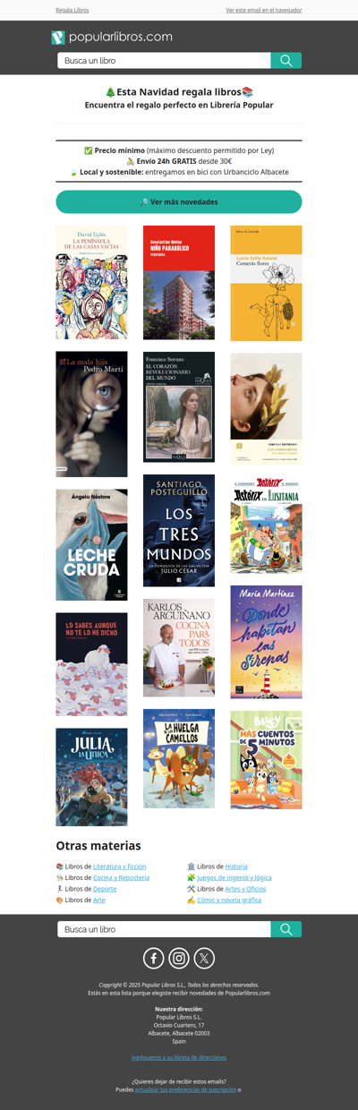 🎄 Esta Navidad regala libros 📚