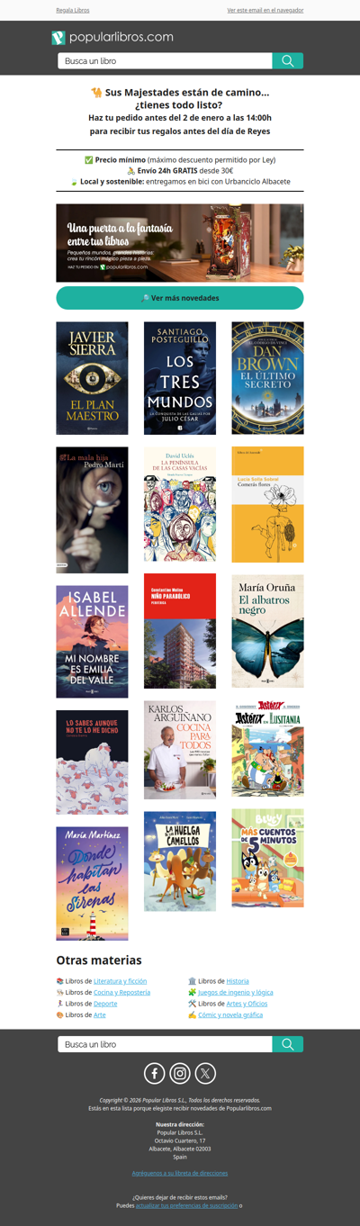 🐪 Sus Majestades están de camino... ¿tienes todo listo?