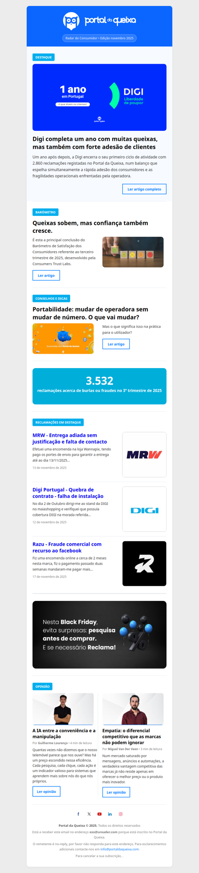 1º ano da Digi em Portugal com muitas queixas, mas também com forte adesão de clientes