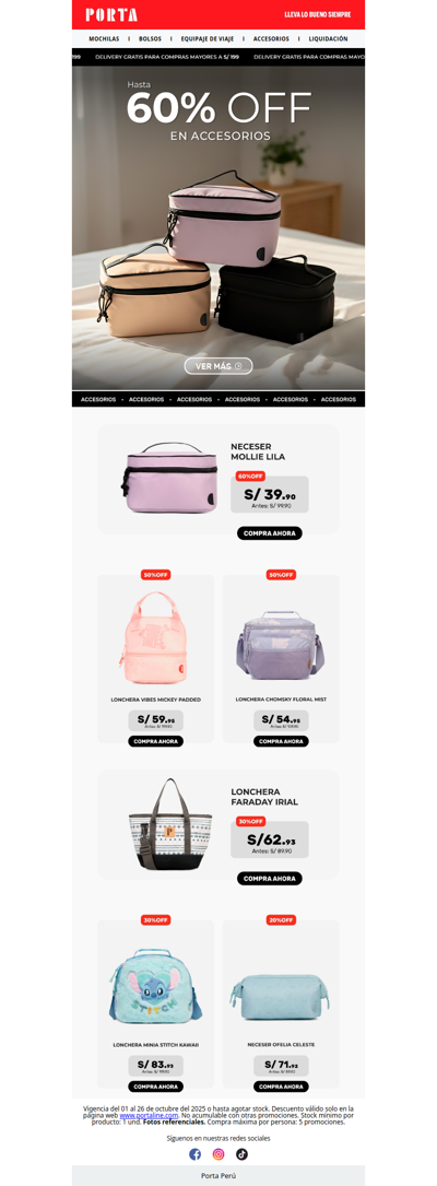 ¡Accesorios con hasta 60% OFF! ✨