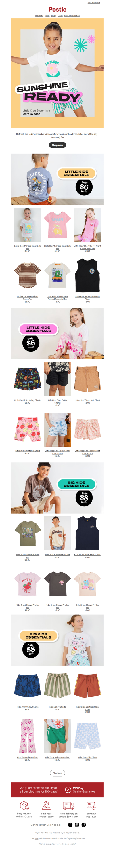 Kids' Essentials from Only $6! 🤩