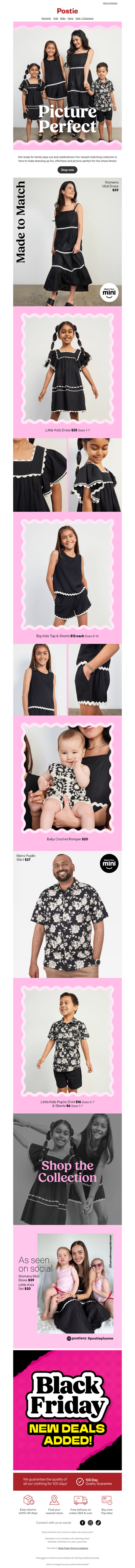 New Mini Me Collection has landed 🖤