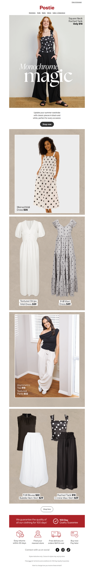 Fresh Black and White Looks 🖤🤍