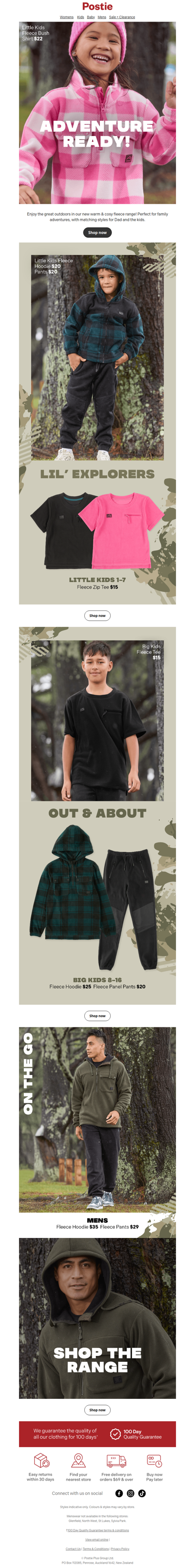 Adventure Awaits With Our New Fleece Range! 🏞