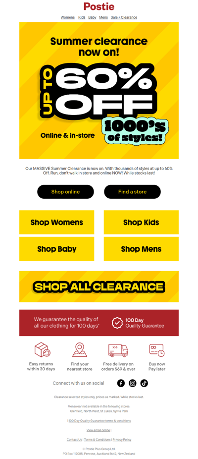 MASSIVE Summer Clearance NOW ON! 🚨