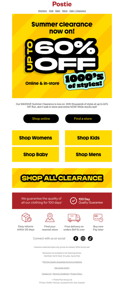 UP TO 60% Off Clearance - Don't Miss Out! 🔥