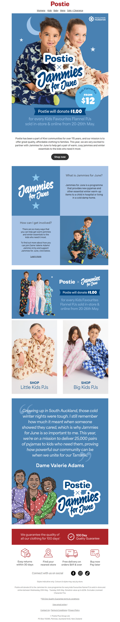 Postie x Jammies For June 💙
