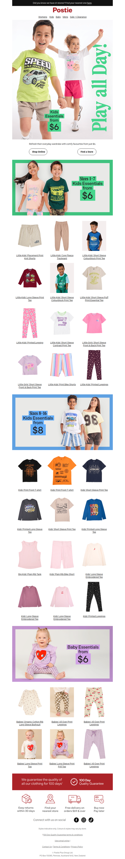 Kids' Essentials from Only $6! 😍