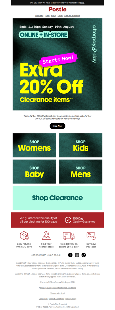 Afterpay Day Is Here! 💥