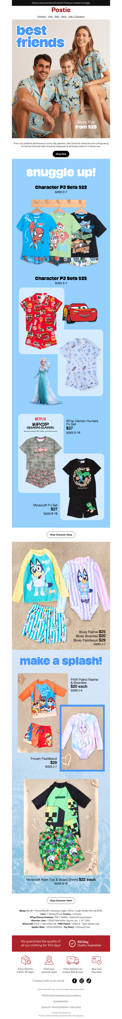 NEW Character Swimwear & Sleepwear! 🤩